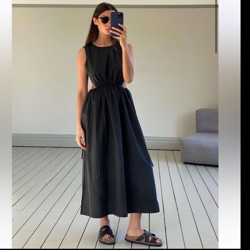 Rails Yvette Midi Dress in Black